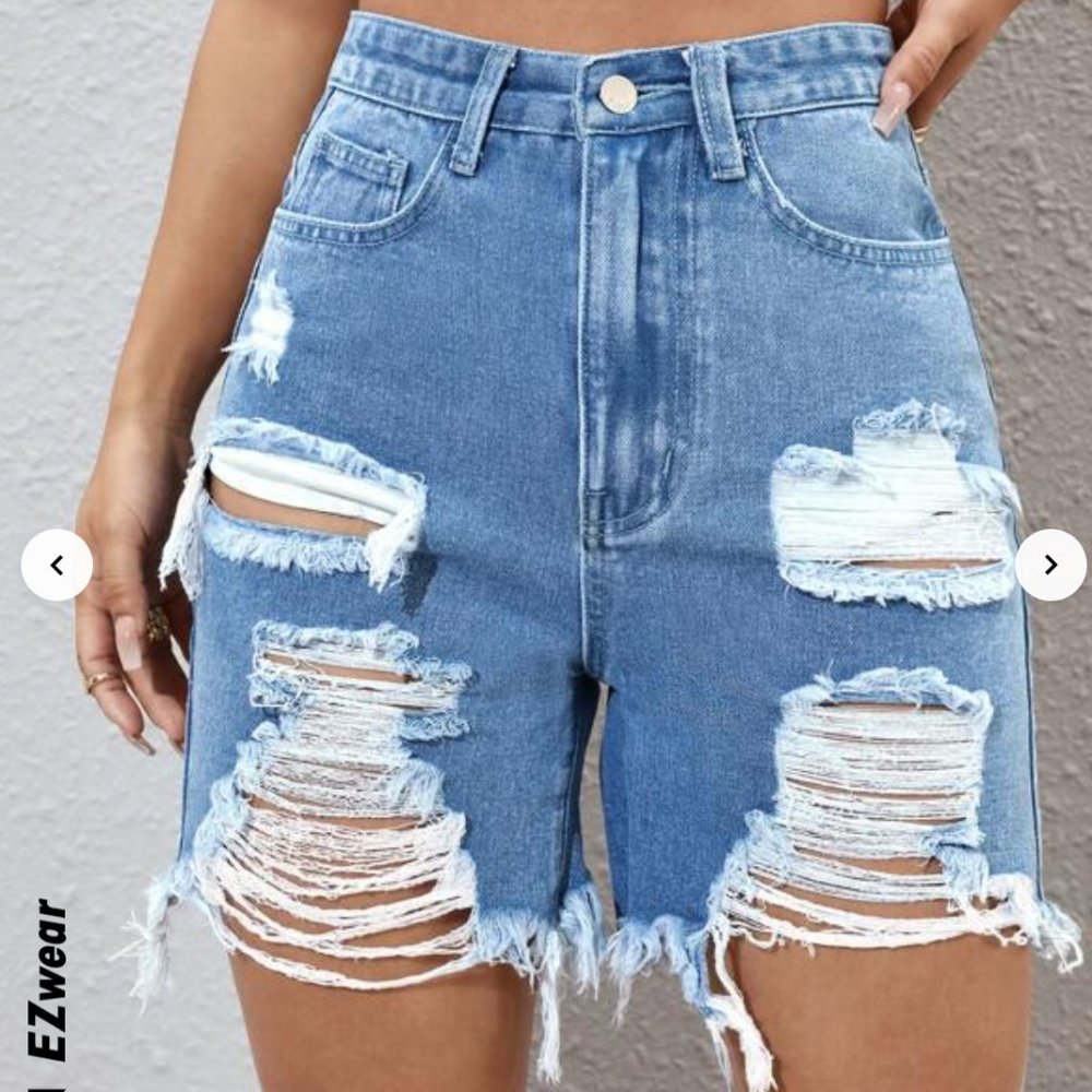 Shein high waisted shorts